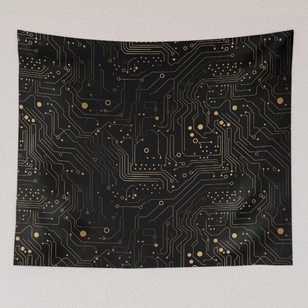 Item preview, Circuit Board Pattern designed and sold by SideSignal.