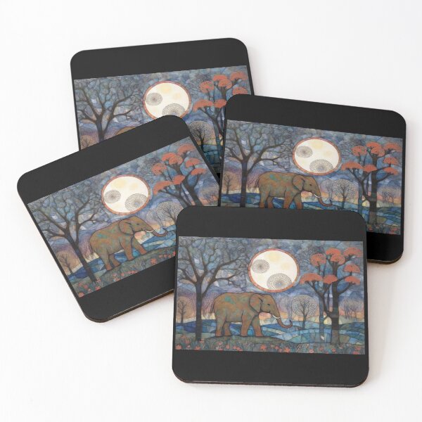 Item preview, An Imaginative Landscape Featuring A Elephant In The Forest designed and sold by Michealfashion.