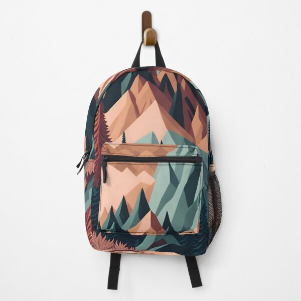 Item preview, “Awe-Inspiring Wilderness: A Seamless Pattern of Towering Mountains and Lush Forests” designed and sold by Best-Art-32.