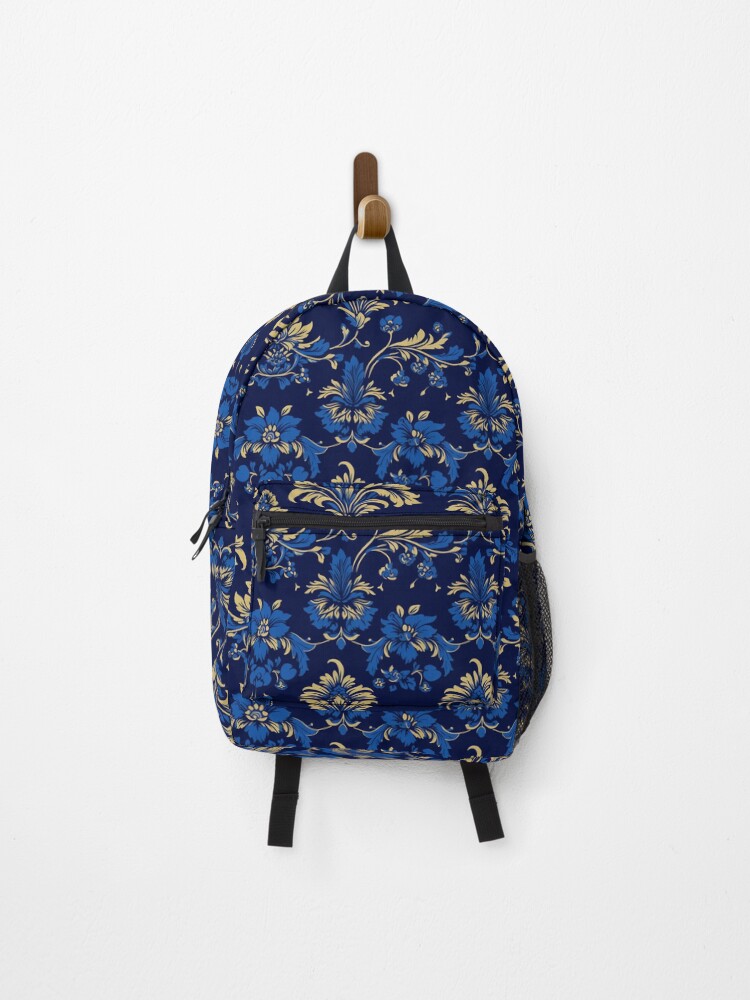Thumbnail 1 of 3, Backpack, Damask Pattern designed and sold by SideSignal.