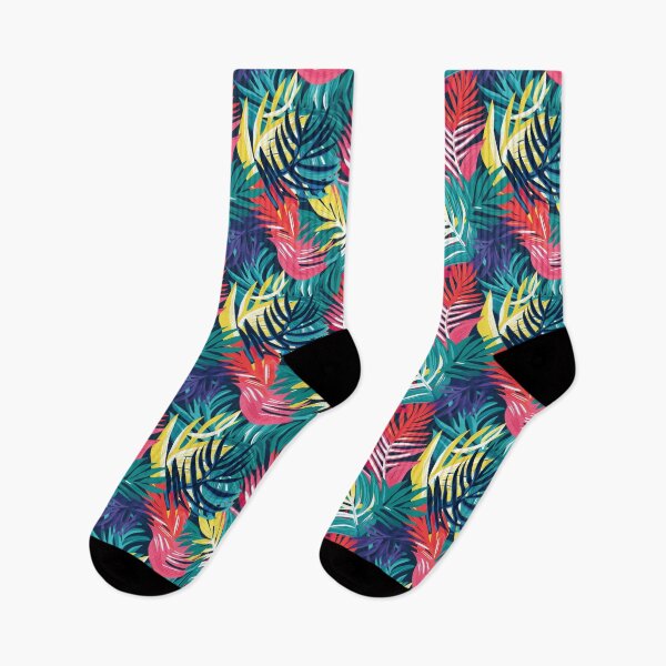 Item preview, Tropical leaves seamless pattern on black background. Vector illustration. designed and sold by Aonsnoopy.