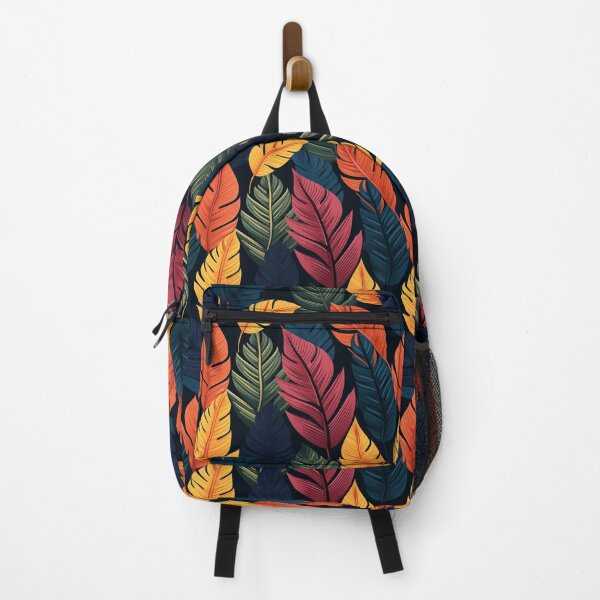 Item preview, Tropical leaves seamless pattern on black background. Vector illustration. designed and sold by Aonsnoopy.