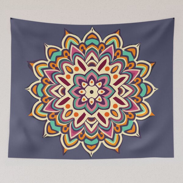 Item preview, Colorful Indian Rangoli Art designed and sold by Jollys-ArtShop.