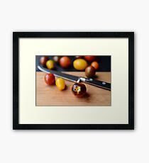 Small Heirloom Tomatoes Framed Print