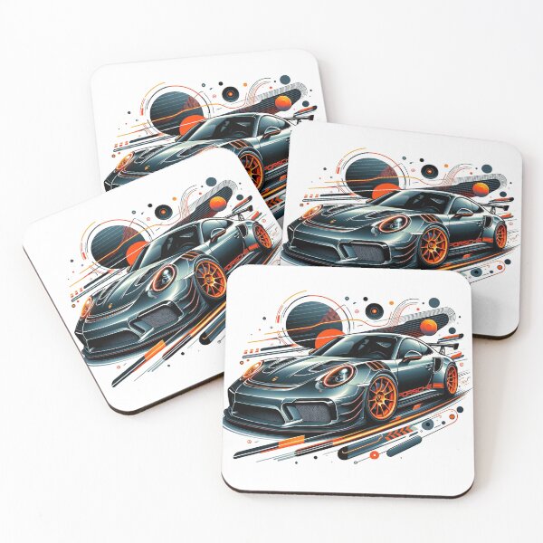 Item preview, Porsche GT3RS Grey and orange designed and sold by designpier50.