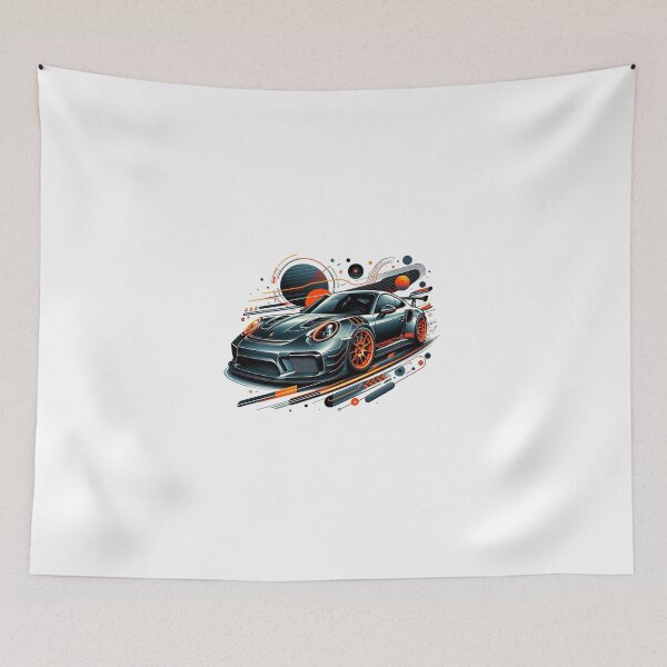 Item preview, Porsche GT3RS Grey and orange designed and sold by designpier50.