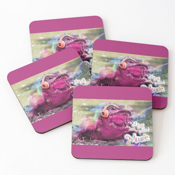 Item preview, It Is All About Music - Melomaniac Crocodile (by ACCI)  designed and sold by VanyssaGraphics.