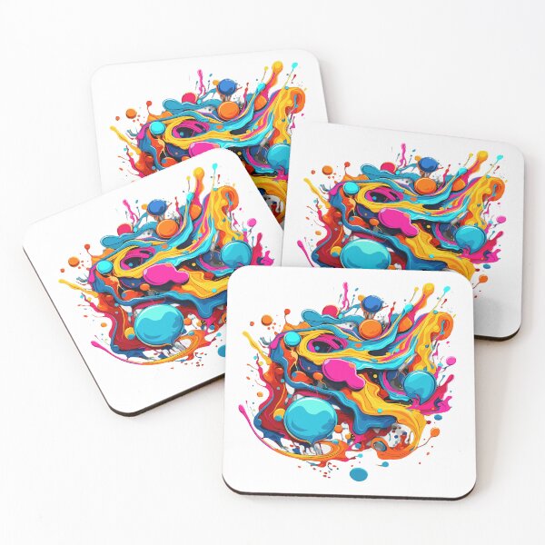 Item preview, Abstract graphic vivid colour designed and sold by CuriosityWhirl.