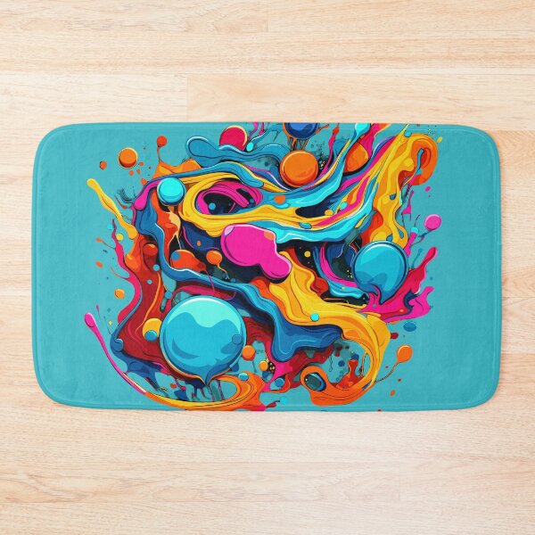 Item preview, Abstract graphic vivid colour designed and sold by CuriosityWhirl.