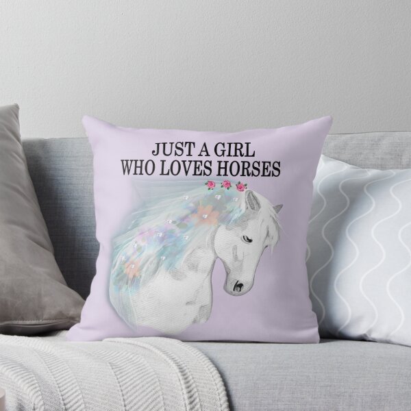 Item preview, Just A Girl Who Loves Horses designed and sold by KC Morcom.