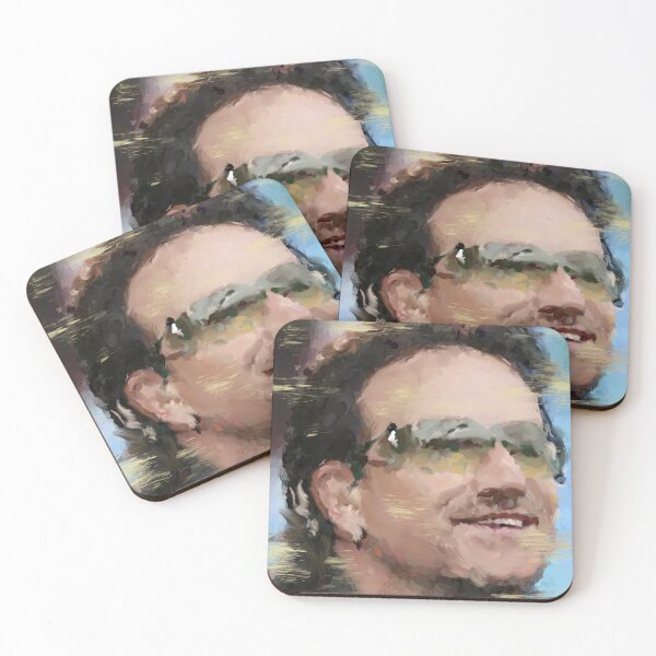 Item preview, Bono - U2, Art  Portrait Bono, pop singer, Bono face  designed and sold by MarinaFedorova.