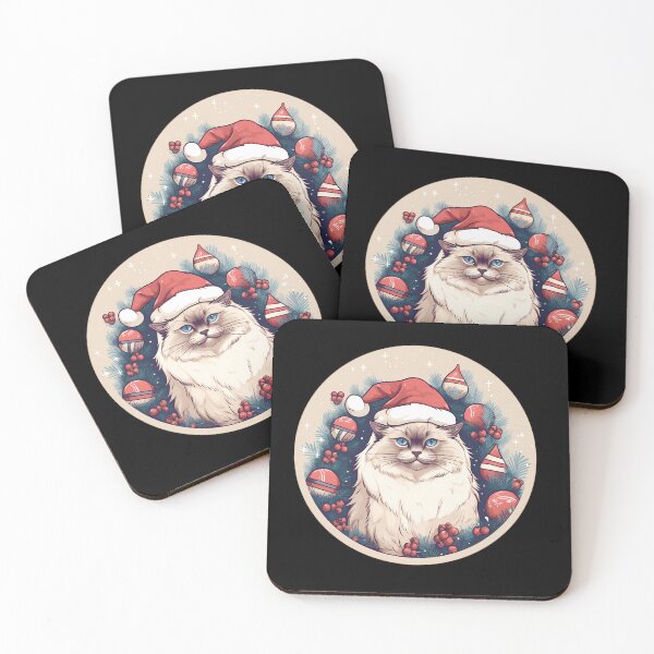 Item preview, Birman Cat Xmas, Love Cats designed and sold by Logiamerch.