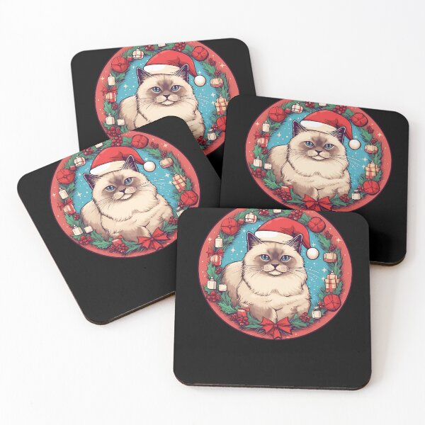 Item preview, Birman Cat Xmas, Love Cats designed and sold by Logiamerch.