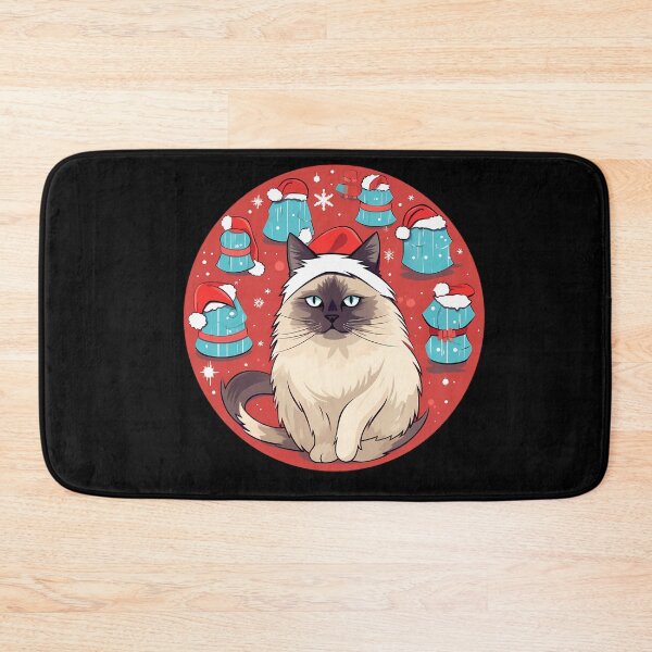 Item preview, Birman Cat Xmas, Love Cats designed and sold by Logiamerch.