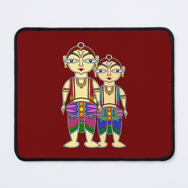 Item preview, DEVOTEES OF KRISHNA Folk art designed and sold by Charmy Design.