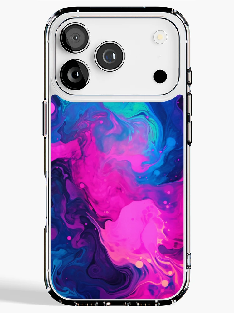 Thumbnail 1 of 5, iPhone Case, Neon Color Pattern designed and sold by Myra365Art.