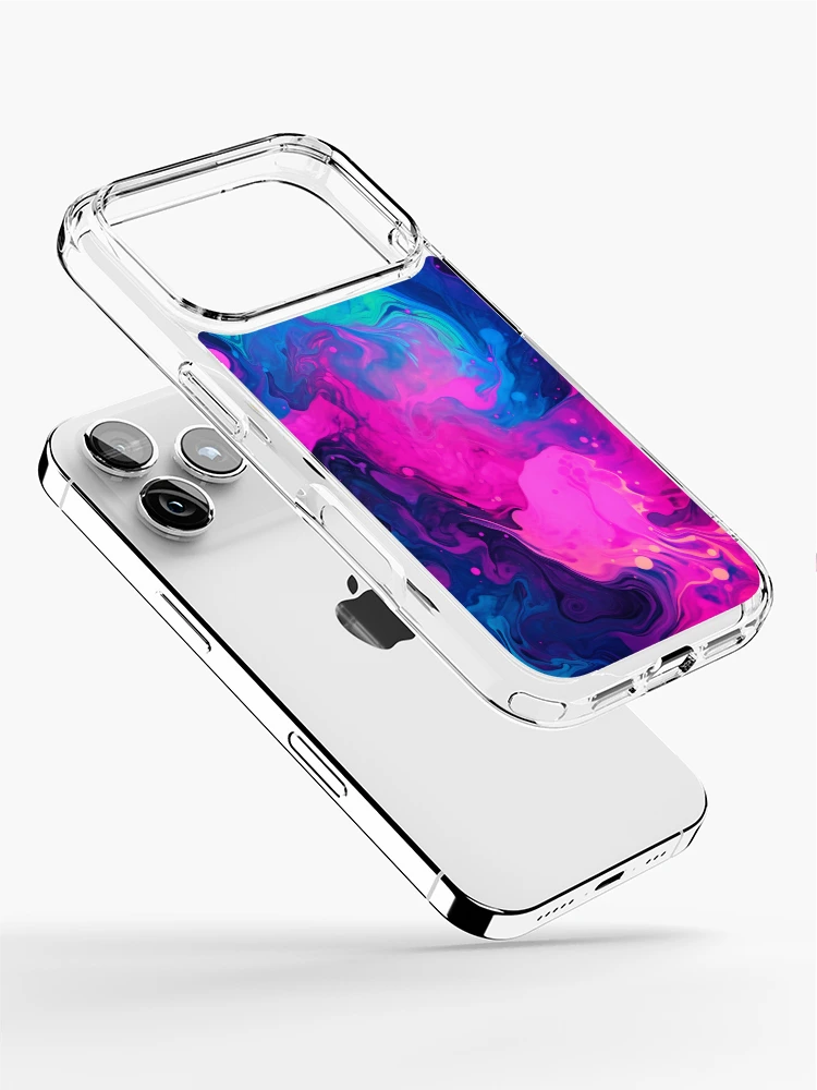 Thumbnail 2 of 5, iPhone Case, Neon Color Pattern designed and sold by Myra365Art.
