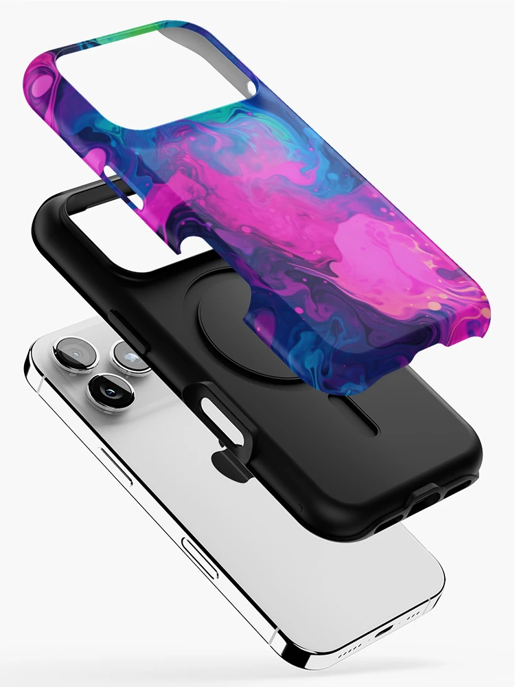 Thumbnail 2 of 4, iPhone Case, Neon Color Pattern designed and sold by Myra365Art.