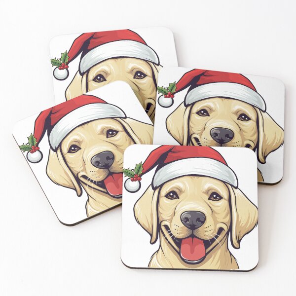 Item preview, Christmas Yellow Gold Cream Labrador designed and sold by wotsthis.