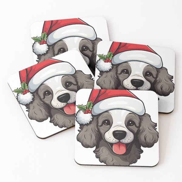 Item preview, Christmas Doodle Oodle Dog - dark brown/ black/chocolate designed and sold by wotsthis.