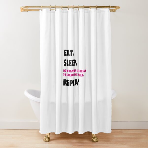 Artikel-Vorschau von eat. sleep. change the world. repeat., designt und verkauft von mrf2thed.