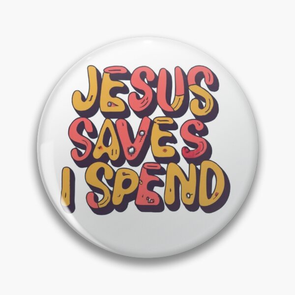 Item preview, Jesus Saves, I Spend: A Funny Faith Tale designed and sold by JazzyCrafting.