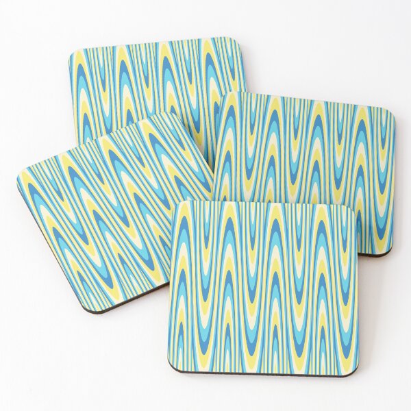 Item preview, Blue Vertical Waves Pattern designed and sold by TheArtism.