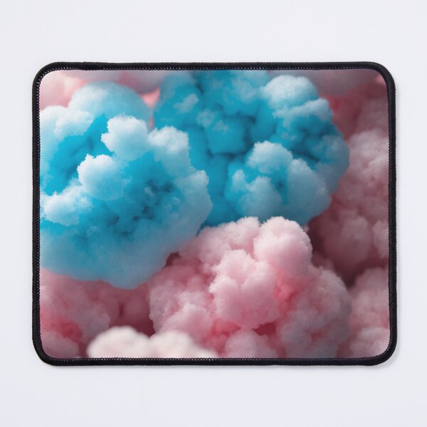 Item preview, Cotton candy macro pink and blue background designed and sold by twisted-dot.