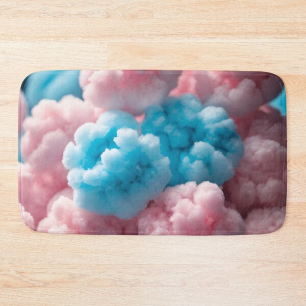 Item preview, Cotton candy macro pink and blue background designed and sold by twisted-dot.