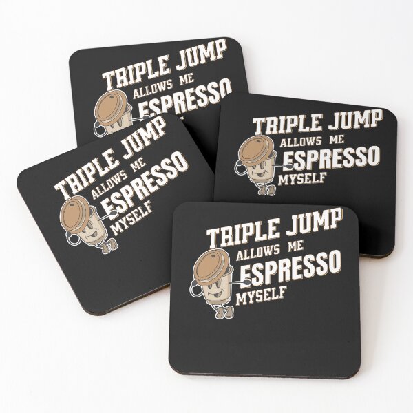 Item preview, Triple Jump Allows Me Espresso Myself designed and sold by WenegeeDesigns.