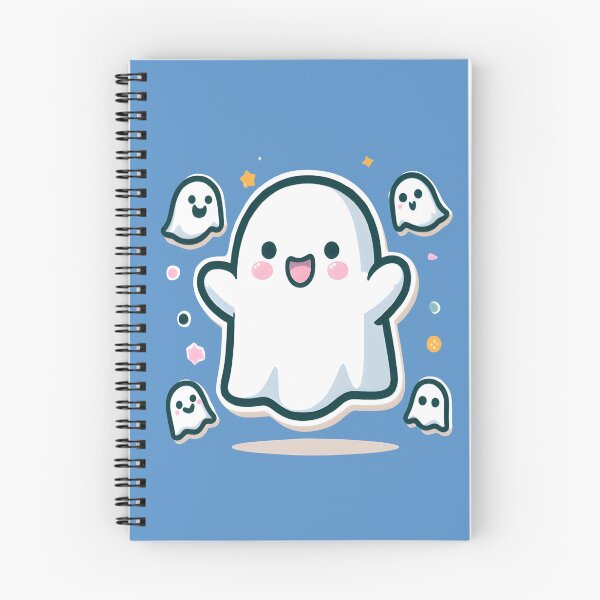 Item preview, Friendly Cute Ghosts with Rosy Cheeks designed and sold by Creative.Shop.