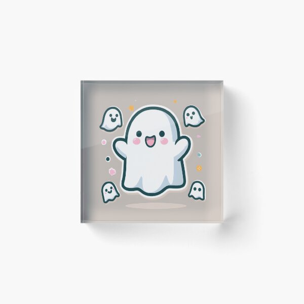 Item preview, Friendly Cute Ghosts with Rosy Cheeks designed and sold by Creative.Shop.