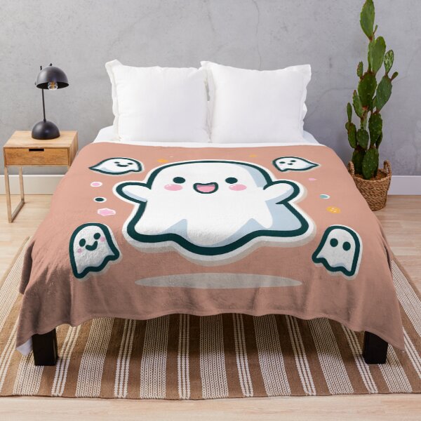 Item preview, Friendly Cute Ghosts with Rosy Cheeks designed and sold by Creative.Shop.