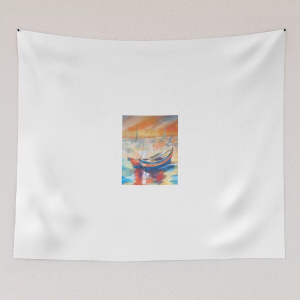 Item preview, Handmade boat picture designed and sold by ✨ Daily Vibe Studio ✨.