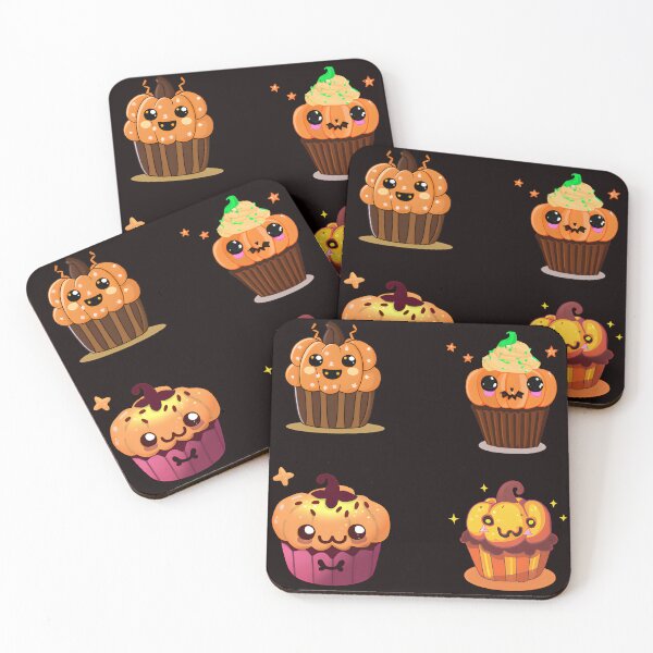 Item preview, Creepy Halloween Pumpkin Cupcake  designed and sold by Pattern-Way.