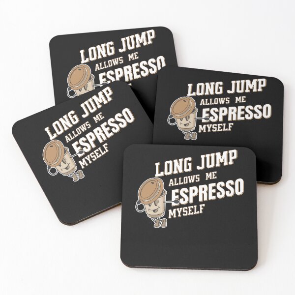Item preview, Long Jump Allows Me Espresso Myself designed and sold by WenegeeDesigns.