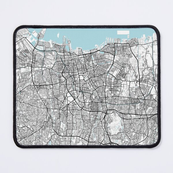 Item preview, Jakarta City Map of Indonesia - Circle designed and sold by deMAP.
