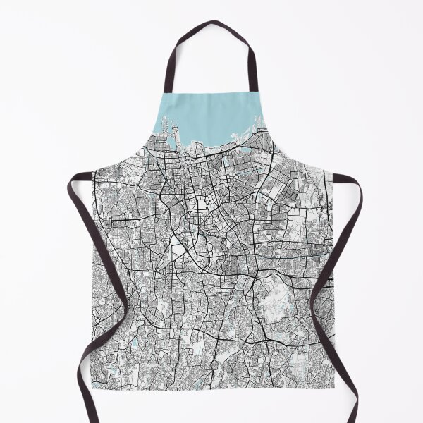Item preview, Jakarta City Map of Indonesia - Circle designed and sold by deMAP.