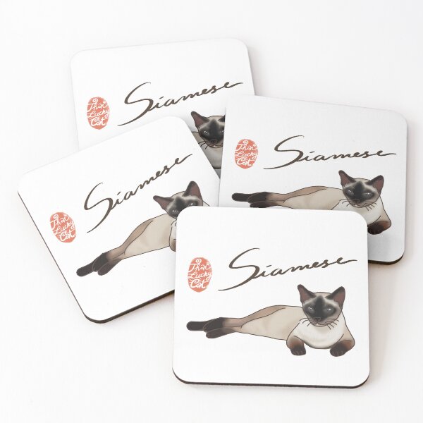Item preview, Thai lucky cat Siamese designed and sold by Sowwarnza.