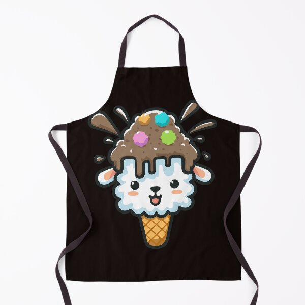 Item preview, Ice cream llama designed and sold by Coowo22.