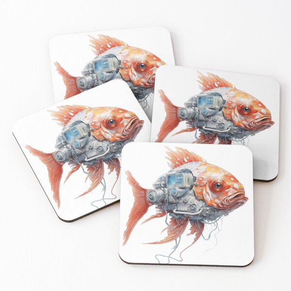 Item preview, Cyberpunk Goldfish designed and sold by EtherInk.