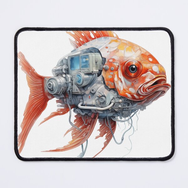Item preview, Cyberpunk Goldfish designed and sold by EtherInk.
