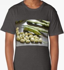 Green Shell Beans Long T-Shirt