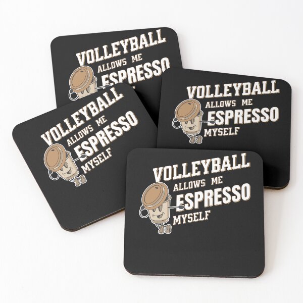 Item preview, Volleyball Allows Me Espresso Myself designed and sold by WenegeeDesigns.