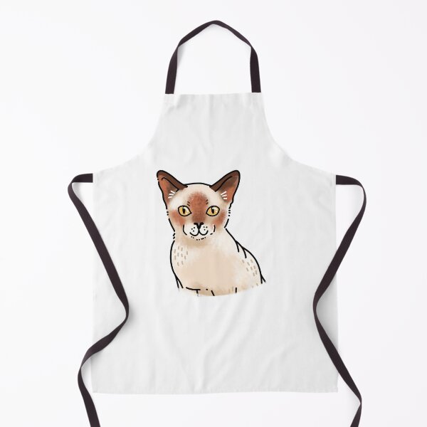 Item preview, Funny face Burmese cat smiling designed and sold by jazzydevil.