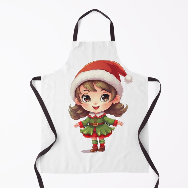 Item preview, Girl dresd as a elf and exited designed and sold by mermaidselina.