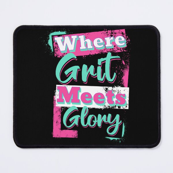 Item preview, Athletics: Where Grit Meets Glory. designed and sold by WenegeeDesigns.