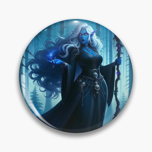 Item preview, Necromancer Elf - Forest Whispers of the Ancient designed and sold by aetherAI.