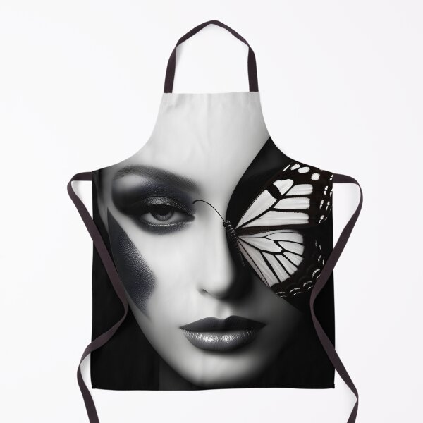 Item preview, Monochromatic Butterfly Face designed and sold by soulofalion.