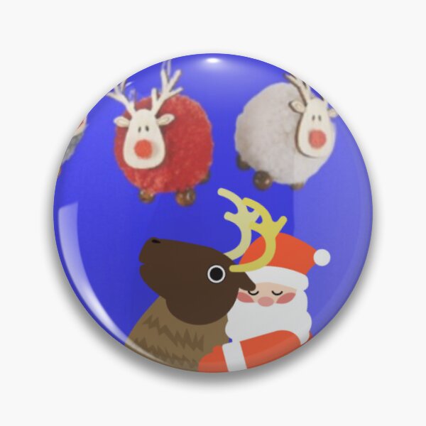 Item preview, Happy Funny Deer And Santa designed and sold by Lar888.